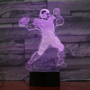 Quarterback 3D Lamp