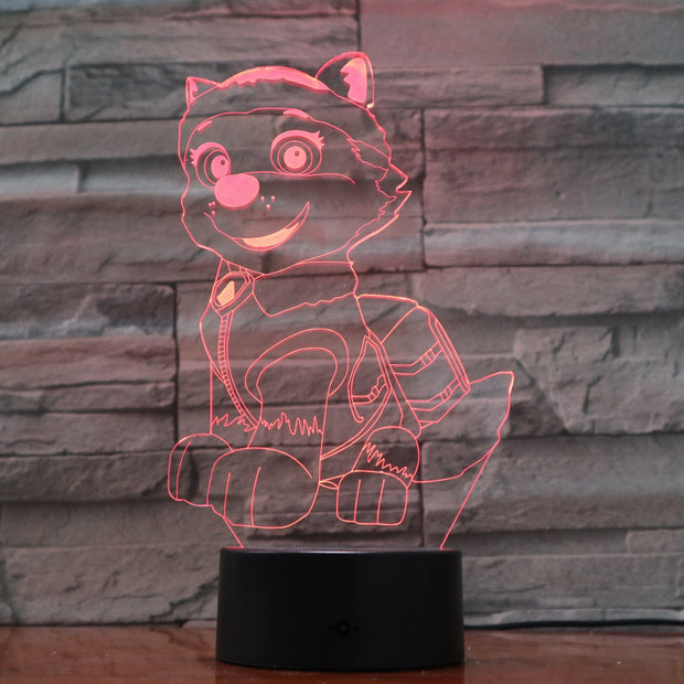 PAW Patrol 3D Lamp