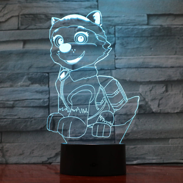 PAW Patrol 3D Lamp