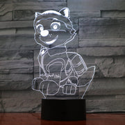 PAW Patrol 3D Lamp