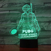 Pubg 3D Lamp