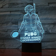Pubg 3D Lamp