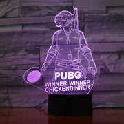 Pubg 3D Lamp