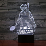 Pubg 3D Lamp