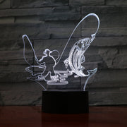 Fly Fisher 3D Lamp