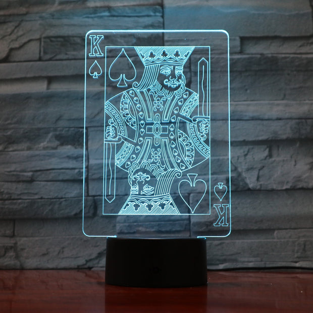 King 3D Lamp