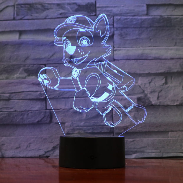 PAW Patrol 3D Lamp