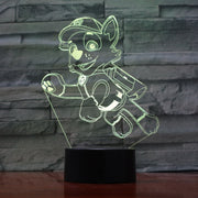 PAW Patrol 3D Lamp