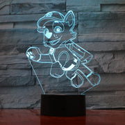 PAW Patrol 3D Lamp