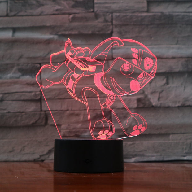 Paw Patrol 3D Lamp