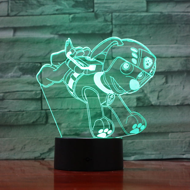 Paw Patrol 3D Lamp