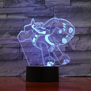 Paw Patrol 3D Lamp