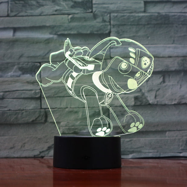 Paw Patrol 3D Lamp
