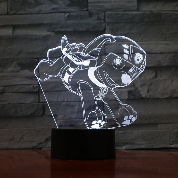 Paw Patrol 3D Lamp