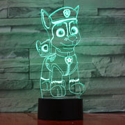 Paw Patrol 3D Lamp