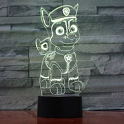 Paw Patrol 3D Lamp