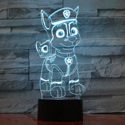Paw Patrol 3D Lamp