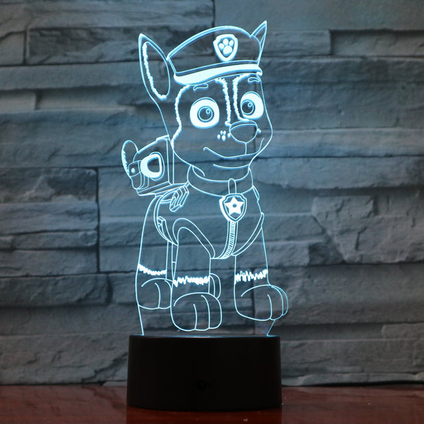 Paw Patrol 3D Lamp