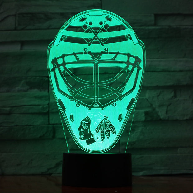 Hockey Mask 3D Lamp