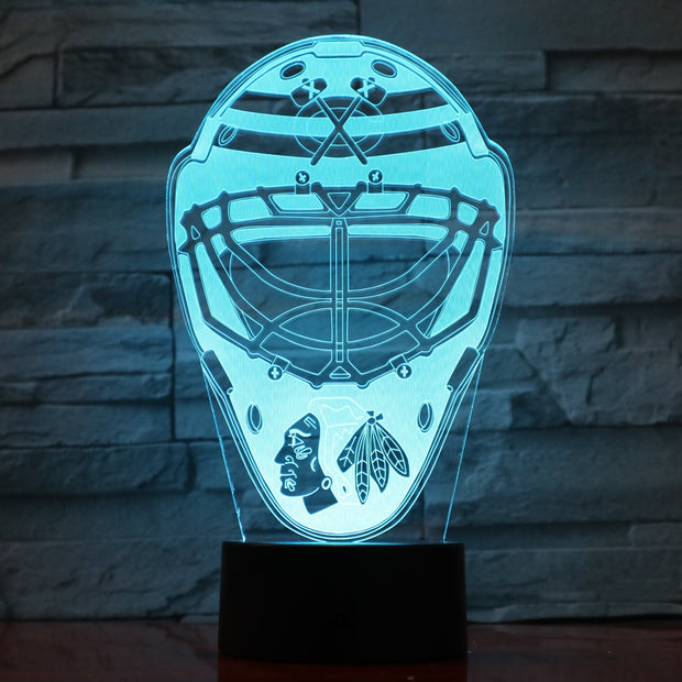 Hockey Mask 3D Lamp