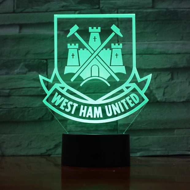 West Ham United 3D Lamp