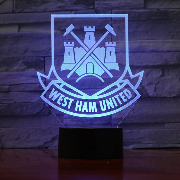 West Ham United 3D Lamp