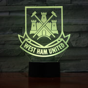 West Ham United 3D Lamp