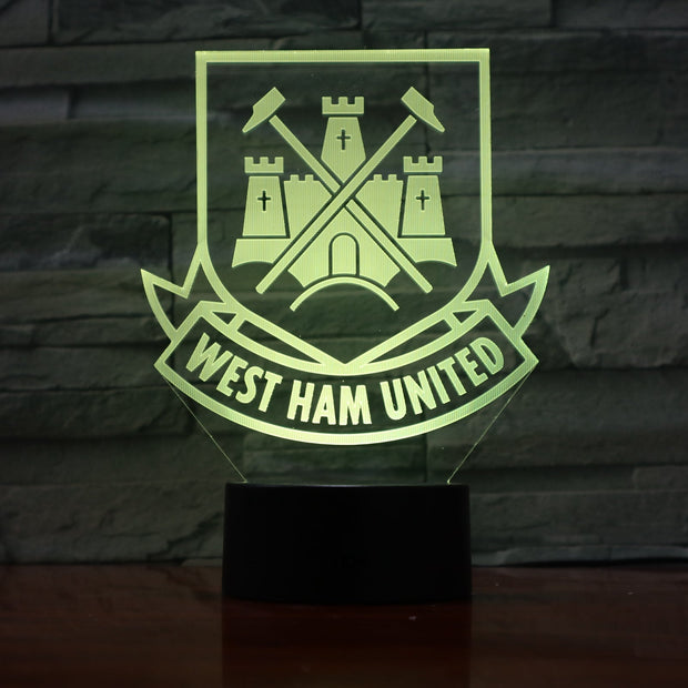 West Ham United 3D Lamp