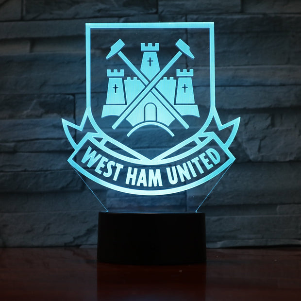 West Ham United 3D Lamp