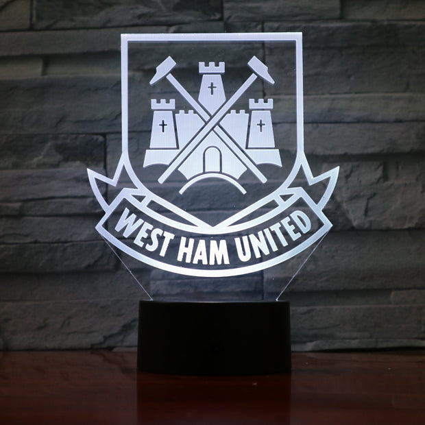 West Ham United 3D Lamp