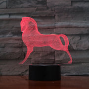 Stallion 3D Lamp