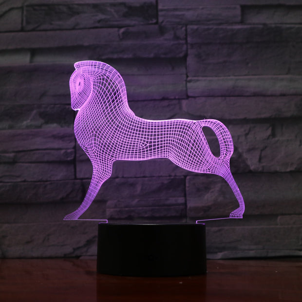 Stallion 3D Lamp