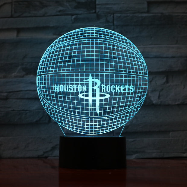 Rockets 3D Lamp