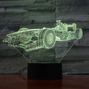 F1 Car 3D Lamp