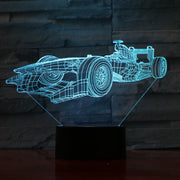 F1 Car 3D Lamp