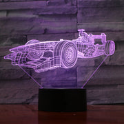F1 Car 3D Lamp