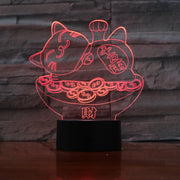 Fortune 3d Lamp