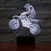 Motocross 3D Lamp