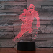 Running Back 3D Lamp