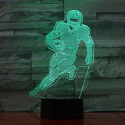 Running Back 3D Lamp