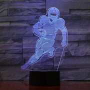 Running Back 3D Lamp