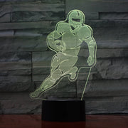 Running Back 3D Lamp