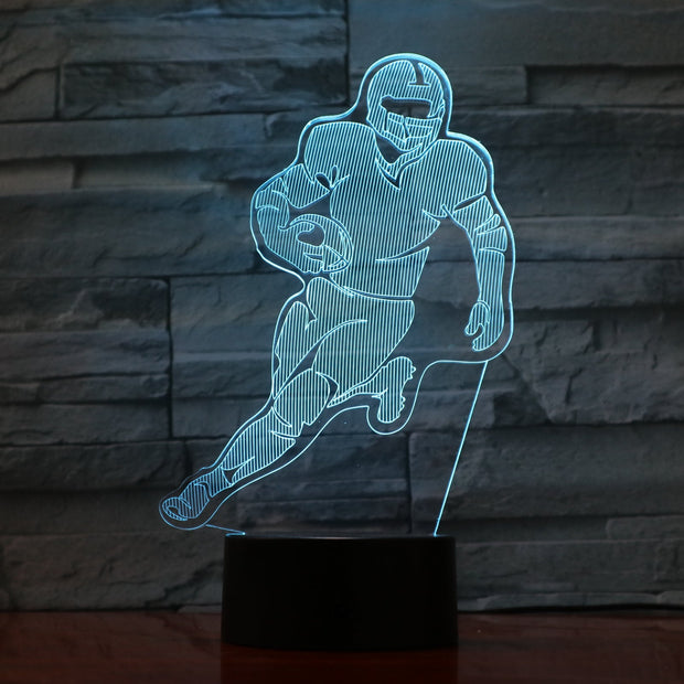 Running Back 3D Lamp