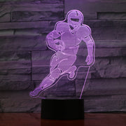 Running Back 3D Lamp