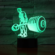 Deadlift 3D Lamp