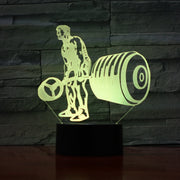 Deadlift 3D Lamp