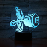Deadlift 3D Lamp