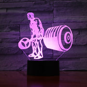 Deadlift 3D Lamp