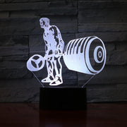 Deadlift 3D Lamp
