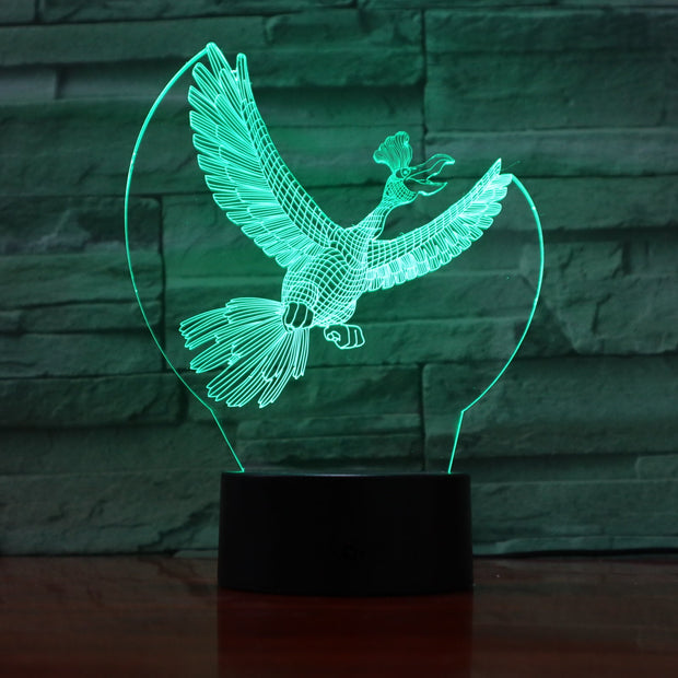 Ho Oh 3D Lamp